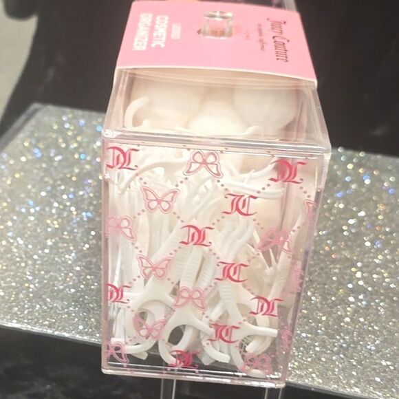 Juicy Couture Home JC Butterfly Logo Lidded Cosmetic Organizer Set - Picture 5 of 8